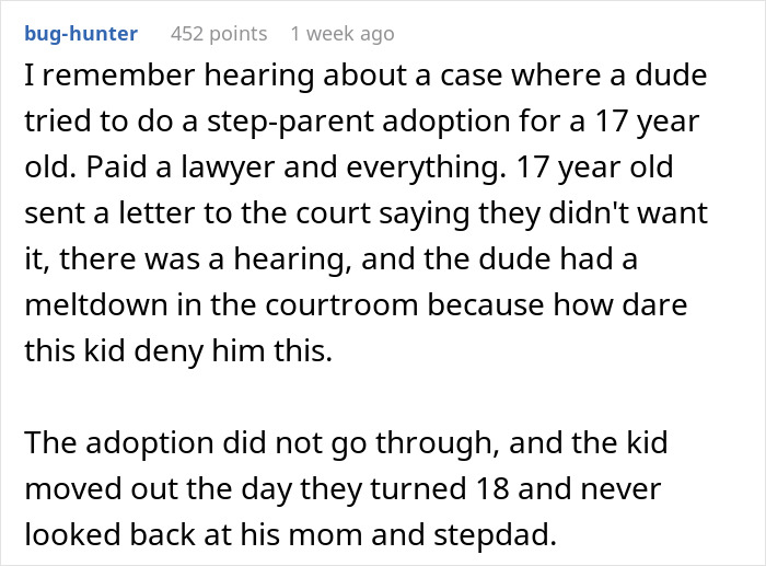 Guy Throws A Fit As GF's 16YO Son Won't Call Him "Dad," Then Accuses Him Of "Ruining Something Good" Guy Throws A Fit As GF's 16YO Son Won't Call Him "Dad," Then Accuses Him Of "Ruining Something Good"