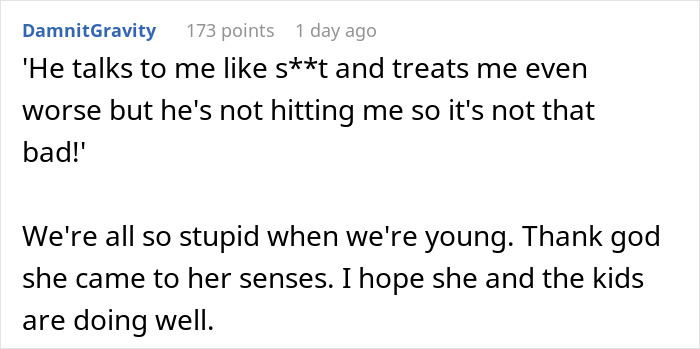 Comment about man getting secret paternity test for newborn and testing wife by asking for one shared online.