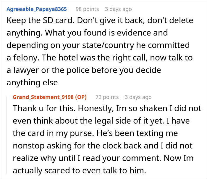 Woman Finds Out Boyfriend Has Been Filming Her With Secret Camera: "I Completely Froze, I Was Shaking"