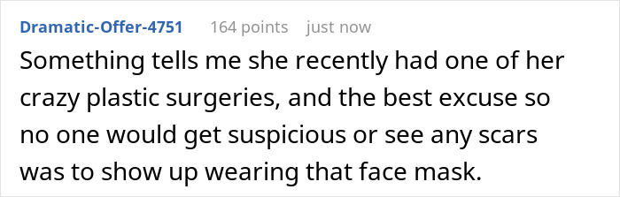 Ariana Grande wearing a face mask sparking plastic surgery rumors after showing off her latest look.