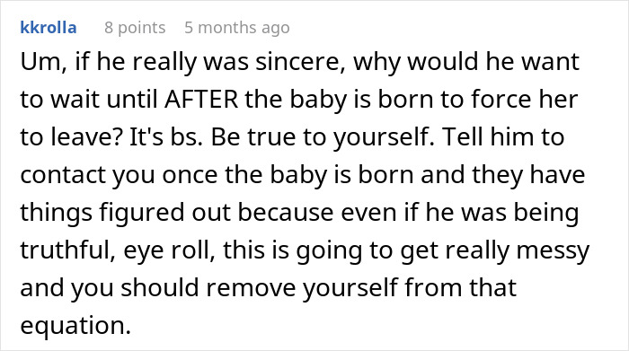 Woman Asks The Internet How To Get Rid Of Her BF&rsquo;s Pregnant Ex, Gets A Brutal Reality Check