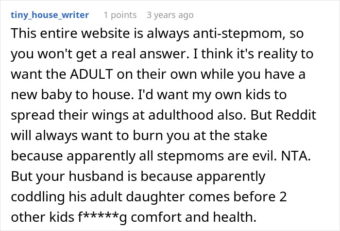 Woman Wants 18YO Stepdaughter To Move Out As She Was Already “Nice Enough To Let Her Stay For 6 Years” Woman Wants 18YO Stepdaughter To Move Out As She Was Already “Nice Enough To Let Her Stay For 6 Years”