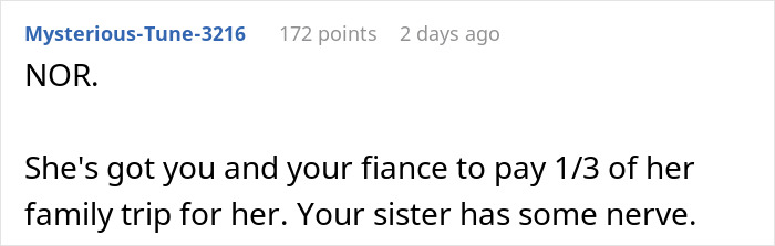 Lady Invites Sis And BIL For A Trip For Free, Then Starts Endless Mind Games On Money And Terms