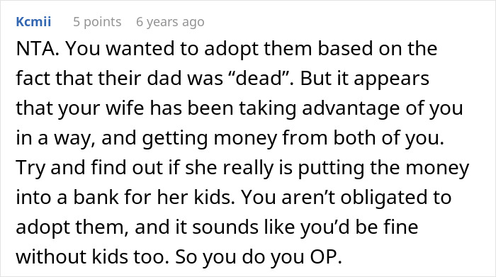 Man refuses to adopt wife&rsquo;s kids after spying on her and discovering secrets about their father and hidden motives.