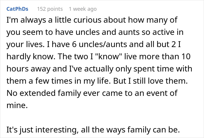 Comment about lady skipping nephew's uncertain boxing match for her dogs and sister&rsquo;s angry reaction in a family discussion.