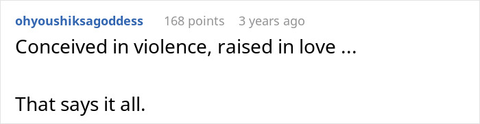 Screenshot of a Reddit comment discussing a situation involving a MIL secretly DNA testing her grandkid.