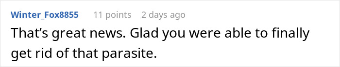 Comment on a post, expressing relief about ending a toxic relationship after a difficult personal moment. Comment on a post, expressing relief about ending a toxic relationship after a difficult personal moment.