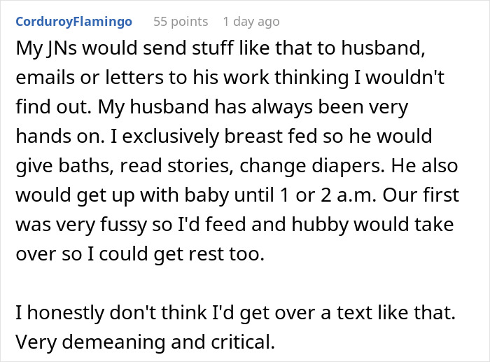 Man cares for baby at 4 AM while his worried mom thinks he might be doing too much.