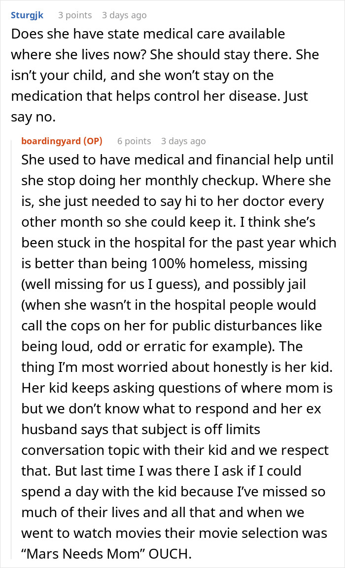 Lady Finally Builds A Happy Life For Herself, Then Family Demands She Take In Her Schizophrenic Sister