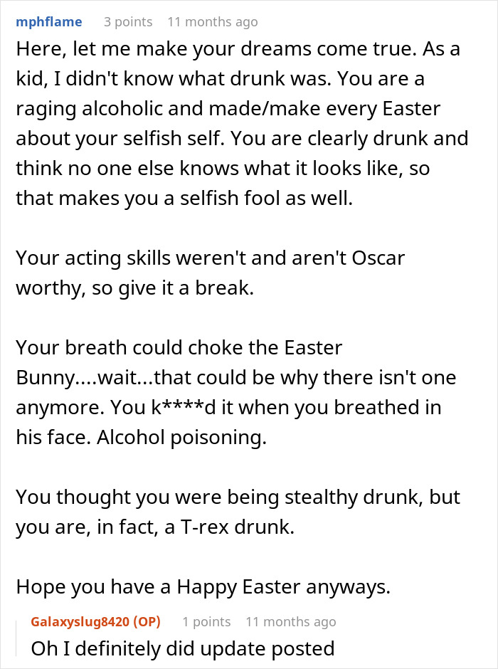 People Suggest Comebacks For This Woman Who Hates Her Aunt, Family Finds The Post And Does The Job For Her People Suggest Comebacks For This Woman Who Hates Her Aunt, Family Finds The Post And Does The Job For Her