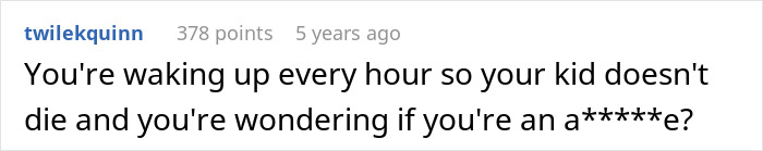 New Mom Finally Gets Real Sleep After Dumping The Husband Who Thought Three Hours Of Childcare Was Too Much