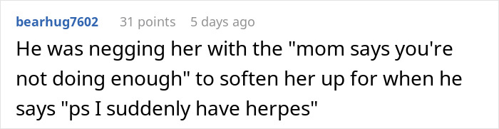 BF &ldquo;Forgets&rdquo; To Inform GF About His STD For Years, Then Complains She&rsquo;s Not Supportive