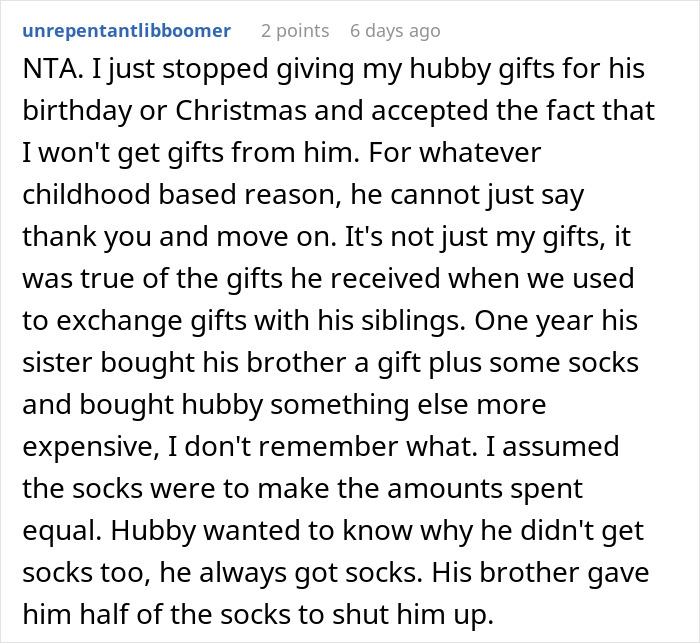 Man Always Finds Something Wrong With Wife&rsquo;s Gifts, Is Upset She Doesn&rsquo;t Want To Gift Him Anything Anymore
