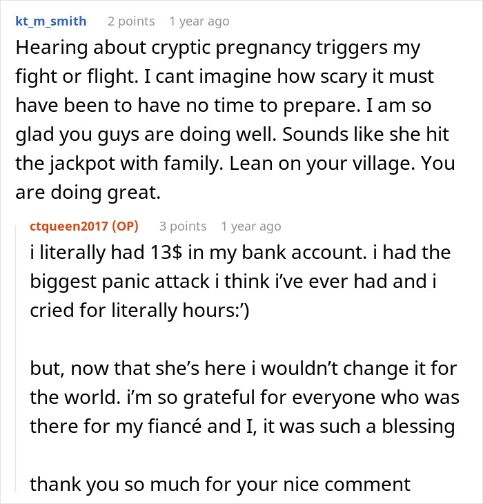 Reddit conversation about a lady calling her fianc&eacute; to say she&rsquo;s pregnant and later in labor.