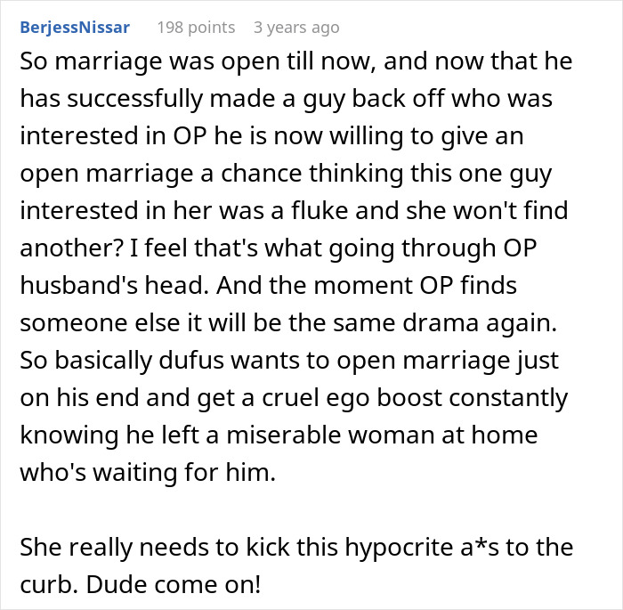 Husband Demands Open Marriage &ldquo;Or He Would Go Crazy&rdquo;, Regrets It The Moment His Wife Starts Enjoying It