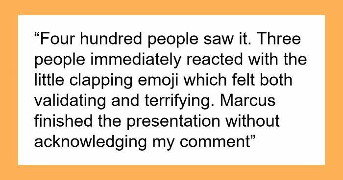Worker Types One Message After Boss Steals Strategy In Meeting, 400 Coworkers Watch The Drama