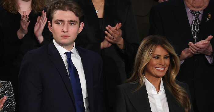 Melania Trump Speaks Out On Barron Photo, Promises Consequences