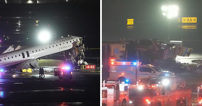 Chilling Air Traffic Control Audio Released After Tragic Air Canada Plane Crash At LaGuardia Airport