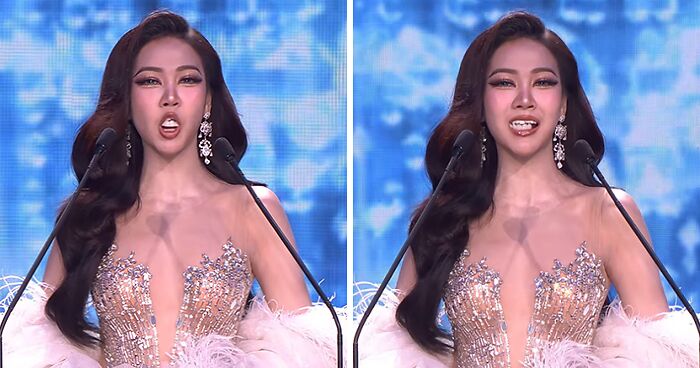 “One Way To Bite The Competition”: Beauty Pageant Contestant’s Teeth Fall Out On Stage In Viral Video