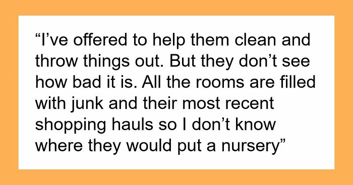 Pregnant Lady Prepares For Baby In A Trash-Filled Home, Gets Reported To CPS By Disgusted Friend