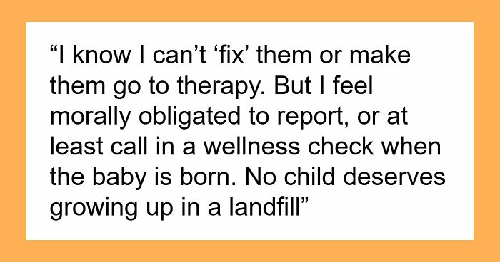 Pregnant Lady Prepares For Baby In A Trash-Filled Home, Gets Reported To CPS By Disgusted Friend