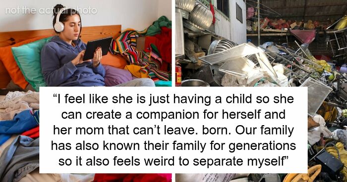 Pregnant Lady Prepares For Baby In A Trash-Filled Home, Gets Reported To CPS By Disgusted Friend
