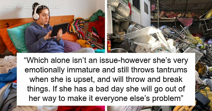 Pregnant Lady Prepares For Baby In A Trash-Filled Home, Gets Reported To CPS By Disgusted Friend