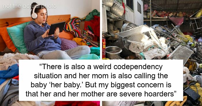 Pregnant Lady Prepares For Baby In A Trash-Filled Home, Gets Reported To CPS By Disgusted Friend