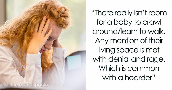 Pregnant Lady Prepares For Baby In A Trash-Filled Home, Gets Reported To CPS By Disgusted Friend