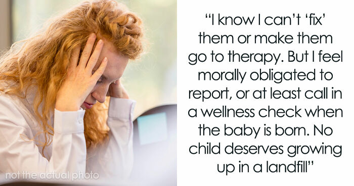 Pregnant Lady Prepares For Baby In A Trash-Filled Home, Gets Reported To CPS By Disgusted Friend