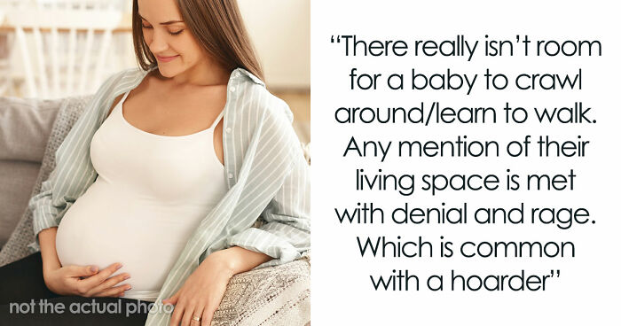 Lady Sets Up For Baby In Cluttered Hoarder House, Concerned Friend Thinks About Contacting CPS