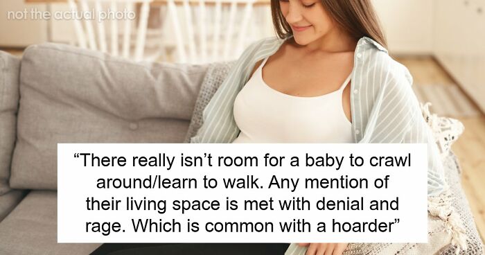 Lady Sets Up For Baby In Cluttered Hoarder House, Concerned Friend Thinks About Contacting CPS