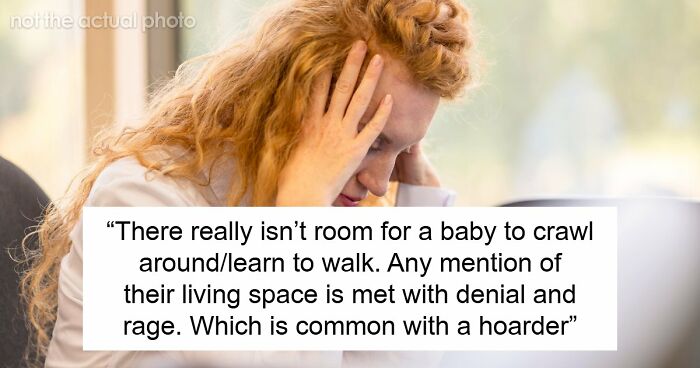 Pregnant Lady Prepares For Baby In A Trash-Filled Home, Gets Reported To CPS By Disgusted Friend