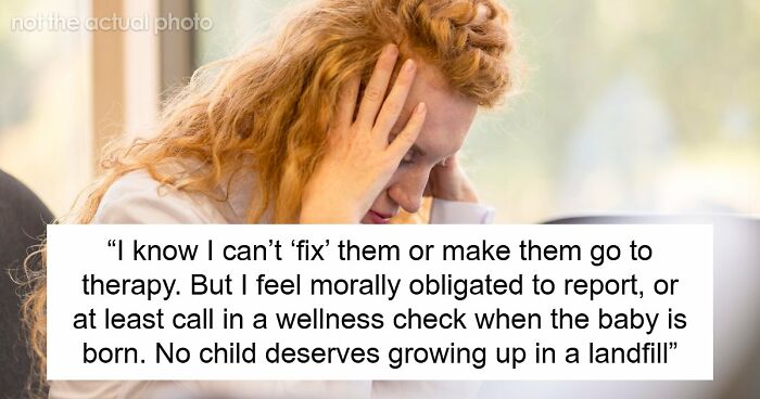 Lady Sets Up For Baby In Cluttered Hoarder House, Concerned Friend Thinks About Contacting CPS