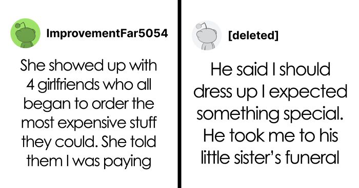 “I Just Faked An Emergency”: 49 First Dates So Bad They Should Count As Character‑Building Trauma