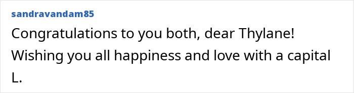 Comment congratulating the most beautiful girl in the world on her engagement to a French DJ after a romantic Greek proposal.