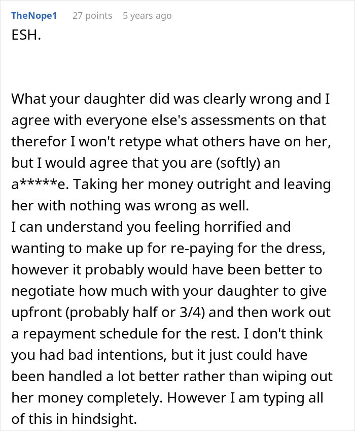 Teen Claims Her Dad &ldquo;Ruined Her Future&rdquo; After Making Her Pay For The Wedding Dress She Destroyed