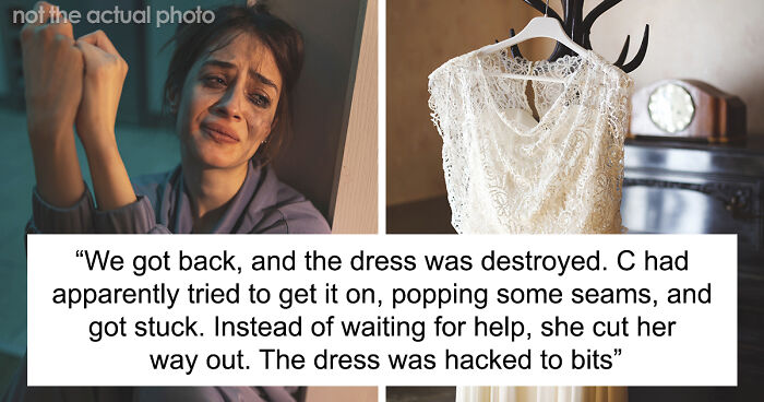 Teen Claims Her Dad “Ruined Her Future” After Making Her Pay For The Wedding Dress She Destroyed