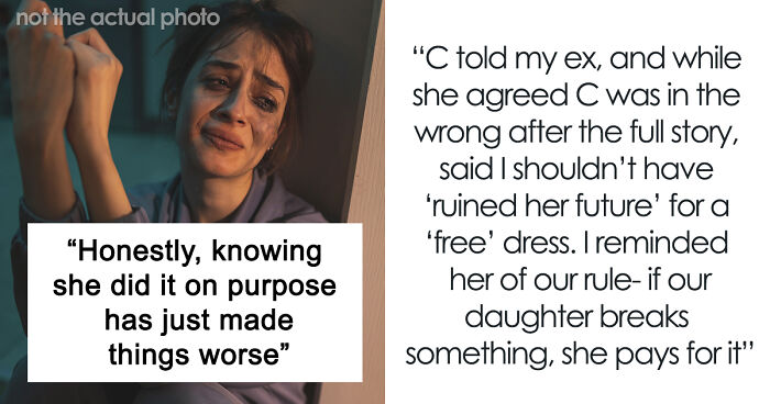 Teen Claims Her Dad “Ruined Her Future” After Making Her Pay For The Wedding Dress She Destroyed