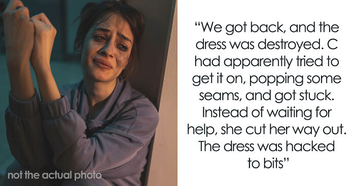 Teen Claims Her Dad “Ruined Her Future” After Making Her Pay For The Wedding Dress She Destroyed