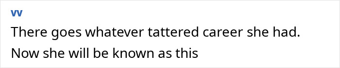 Text screenshot with a sarcastic comment about a tattered career, related to Sydney Sweeney lingerie ballerina pics.