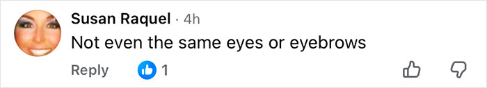 Comentário na postagem de Susan Raquel no Facebook discutindo diferenças de olhos e sobrancelhas, relacionadas ao deputado acusado de sequestrar mulher. Comentário na postagem de Susan Raquel no Facebook discutindo diferenças de olhos e sobrancelhas, relacionadas ao deputado acusado de sequestrar mulher.