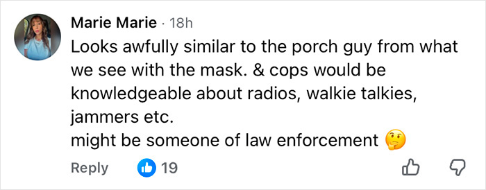 Comentário discutindo o possível envolvimento da aplicação da lei relacionado ao deputado acusado de sequestrar uma mulher sob custódia. Comentário discutindo o possível envolvimento da aplicação da lei relacionado ao deputado acusado de sequestrar uma mulher sob custódia.