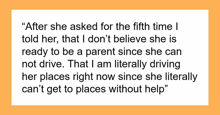 Woman Refuses To Apologize For Saying DIL Isn’t Ready For Motherhood, Family Rift Deepens