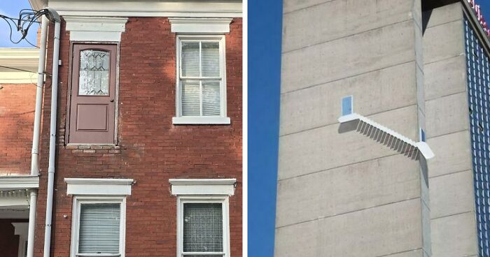 43 Times Architects Failed At Their Jobs And Made Doors That Lead Absolutely Nowhere
