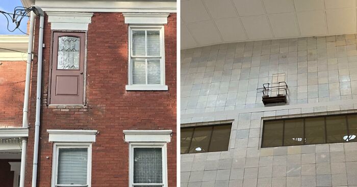 43 Times Architects Failed At Their Jobs And Made Doors That Lead Absolutely Nowhere