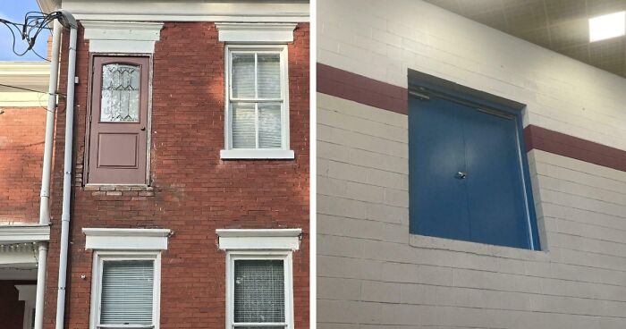 43 Times Architects Failed At Their Jobs And Made Doors That Lead Absolutely Nowhere