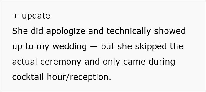 Woman Barely Knows Bride But Sends Lengthy Baby Updates, Last-Minute Ask Finally Gets Shut Down Woman Barely Knows Bride But Sends Lengthy Baby Updates, Last-Minute Ask Finally Gets Shut Down