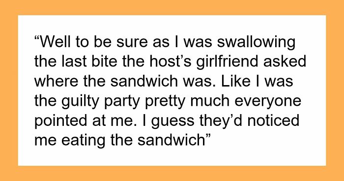 Heavy Eater Consumes 3+ Feet Of Sandwich, Angry Party Host Asks Him To Get Help