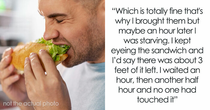 Man Finishes Over 3 Feet Of Party Sub Without Asking Hosts, They Call Him A “Pig” In Public